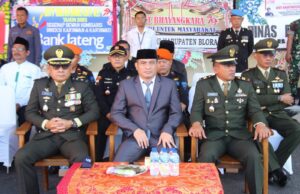 Kasdim 0721/Blora Hadiri Upacara Peringatan HUT Bhayangkara ke-79