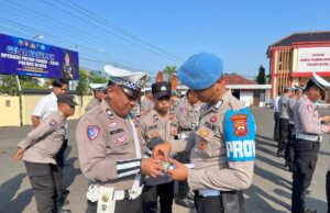 Propam Polres Blora Gelar Gaktiblin, Pastikan Anggota Ops Patuh Candi 2025 Jadi Teladan Kedisiplinan