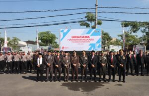 Forkopimda Hadiri Upacara Hari Bhayangkara ke-79 di Polres Bojonegoro