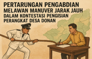 Pertarungan Pengabdian Melawan Manuver Jarak Jauh dalam Kontestasi Pengisian Perangkat Desa Donan