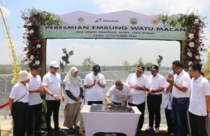 Bupati Blora Bersama Pertamina dan UGM Resmikan Embung Watu Macan
