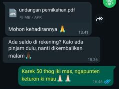 Ketika Undangan Pernikahan Berujung Petaka: Kisah Korban Peretasan WhatsApp di Blora dan Cepu