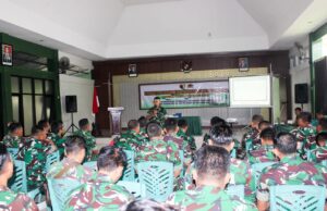 Wujudkan Pertahanan Wilayah Terpadu, Kodim Bojonegoro Gelar Pembinaan RTRW Hanrat Tahun 2025