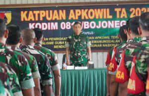 Bekali Kemampuan Binter para Babinsa, Kodim Bojonegoro Gelar Katpuan Apkowil Tersebar