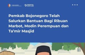 Pemkab Bojonegoro Telah Salurkan Bantuan Bagi Ribuan Marbot, Modin Perempuan dan Ta’mir Masjid