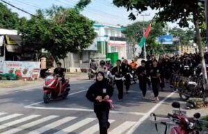 250 Siswa SH Terate Bojonegoro Tempuh Lari Kota 10 Km dalam Prosesi Pengambilan Sabuk