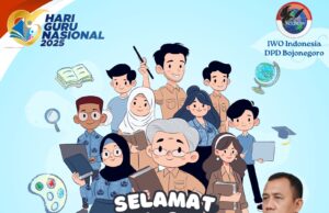 Ucapan Selamat Hari Guru Nasional 2025 dari Ketua IWO Indonesia DPD Bojonegoro, Gunaidik