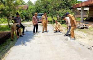 Jalan Penghubung Desa Temayang dan Kedungsumber Dibangun, Akses Menuju Fasilitas Umum Lebih Mudah