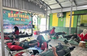Peringati Hari Juang TNI AD 2025, Kodim 0721/Blora Gelar Aksi Donor Darah