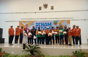 Semarakkan Harjad ke-276 Blora dan HUT ke-4, KORMI Gelar Senam Bersama serta Berbagi Paket Sembako