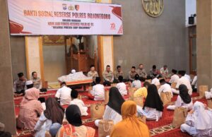 HUT Reserse ke-78, Satreskrim Bojonegoro Gelar Santunan Yatim dan Bansos