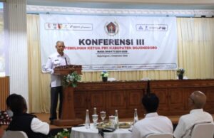 Pemkab Beri Apresiasi Konferensi III Pemilihan Ketua PWI Bojonegoro, Sasmito Anggoro Terpilih Jadi Ketua Periode 2025-2028