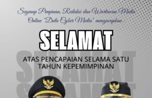 Direktur PT Duta Cyber Mediatama Ucapkan Selamat Satu Tahun Kepemimpinan Bupati dan Wakil Bupati Bojonegoro