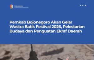 Pemkab Bojonegoro Akan Gelar Wastra Batik Festival 2026, Pelestarian Budaya dan Penguatan Ekraf Daerah