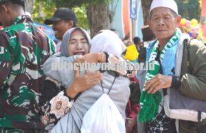 Suasana Penuh Haru Warnai Kedatangan Para Jamaah Haji Bojonegoro