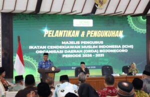 Lantik Pengurus ICMI, Bupati Bojonegoro Dorong Peran Cendekiawan Muslim dalam Pembangunan Daerah