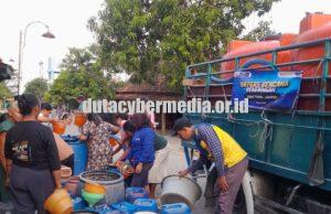 Kolaborasi BBWS Pemali Juana dan DPUPR Blora Mulai Dropping Air Bersih di Kecamatan Jati