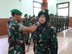 Dandim 0271/Blora Minta 63 Prajurit yang Naik Pangkat Tingkatkan Profesionalisme dan Tanggung Jawab