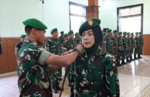 Dandim 0271/Blora Minta 63 Prajurit yang Naik Pangkat Tingkatkan Profesionalisme dan Tanggung Jawab