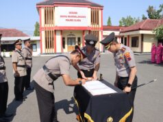 Polres Blora Gelar Sertijab PJU dan Kapolsek Jajaran